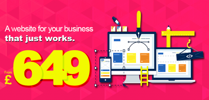 A brochure website for your business that just works. for £649!